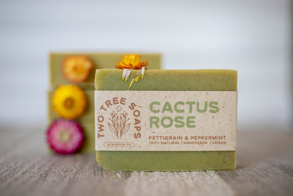 cactus rose scented soap